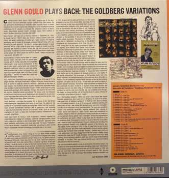 LP Johann Sebastian Bach: Bach The Goldberg Variations CLR