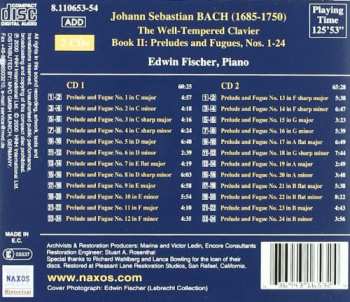 2CD Johann Sebastian Bach: The Well-Tempered Clavier, Book II