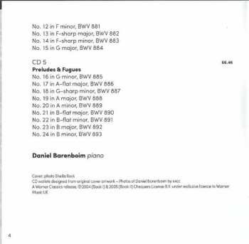 5CD/Dobozkészlet Johann Sebastian Bach: The Well-Tempered Clavier = Das Wohltemperierte Clavier = Le Clavier Bien Tempéré