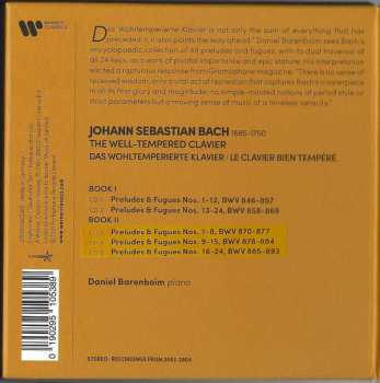 5CD/Dobozkészlet Johann Sebastian Bach: The Well-Tempered Clavier = Das Wohltemperierte Clavier = Le Clavier Bien Tempéré