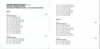5CD/Dobozkészlet Johann Sebastian Bach: The Well-Tempered Clavier = Das Wohltemperierte Clavier = Le Clavier Bien Tempéré