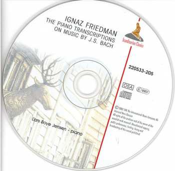 CD Johann Sebastian Bach: Ignaz Friedmann - Piano Transcriptions On Music By J. S. Bach