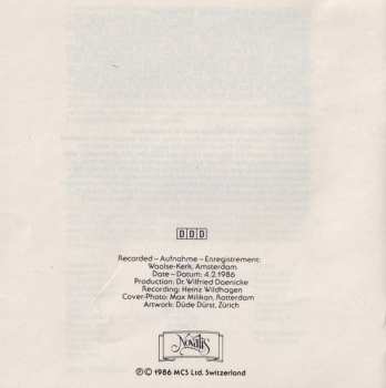 CD Johann Sebastian Bach: Ausgewählte Orgelwerke