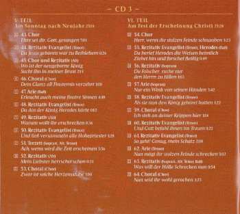 3CD Johann Sebastian Bach: Weihnachtsoratorium (Christmas Oratorio BWV 248)