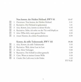 CD Johann Sebastian Bach: Weimar Cantatas