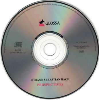 CD Johann Sebastian Bach: Perspectives (Trio Sonatas BWV 525-528, 583, 587)