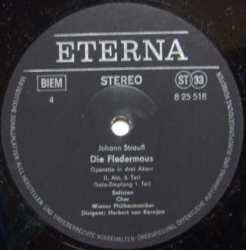 3LP/Dobozkészlet Herbert von Karajan: Die Fledermaus (3xLP + BOX + BOOKLET)
