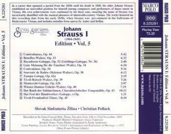 CD Johann Strauss Sr.: Johann Strauss I Edition • Vol. 5
