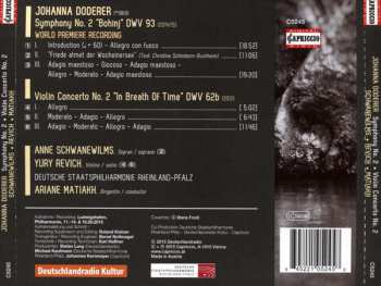CD Anne Schwanewilms: Symphony No. 2 "Bohinj" · Violin Concerto No. 2 "In Breath Of Time" 