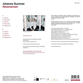 LP Johanna Summer: Resonanzen