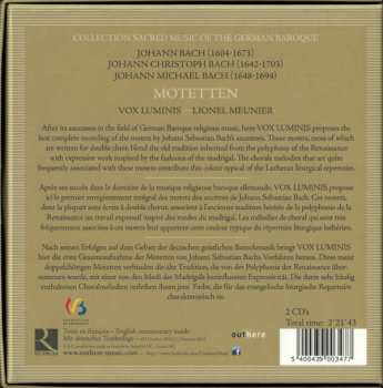 2CD/Dobozkészlet Johann Christoph Bach: Bach Motetten