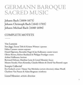 2CD/Dobozkészlet Johann Christoph Bach: Bach Motetten