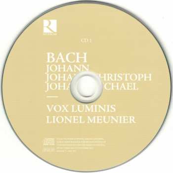 2CD/Dobozkészlet Johann Christoph Bach: Bach Motetten