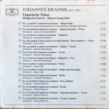 CD Johannes Brahms: 21 Ungarische Tänze - Hungarian Dances - Danses Hongroises