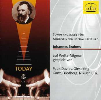 Album Johannes Brahms: Auf Welte-Mignon Gespielt Von ...