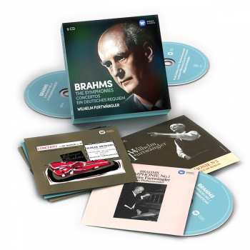 6CD/Dobozkészlet Johannes Brahms: The Symphonies, Concertos, Ein Deutsches Requiem