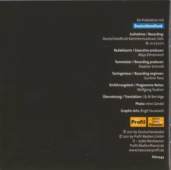 CD Johannes Brahms: Brahms Liszt Schönberg