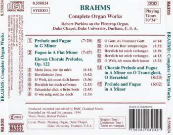 CD Johannes Brahms: Complete Organ Works