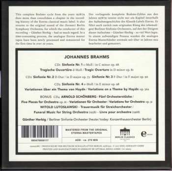 4CD/Dobozkészlet Johannes Brahms: Complete Symphonies