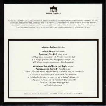 4CD/Dobozkészlet Johannes Brahms: Complete Symphonies