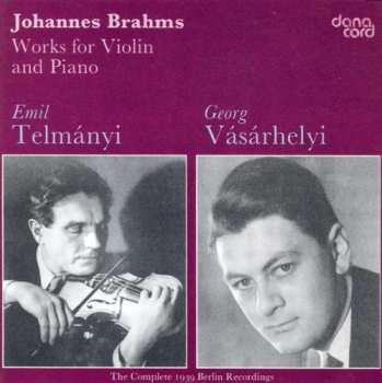 Album Johannes Brahms: Works For Violin And Piano 