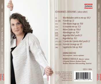 CD Johannes Brahms: Wie Melodien Zieht Es Mir
