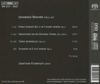 SACD Johannes Brahms: Piano Sonata No. 2; Variations; Three Intermezzi; Scherzo
