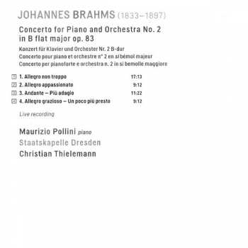 CD Johannes Brahms: Klavierkonzert Nr. 2