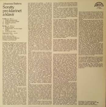 LP Josef Hála: Sonáty Pro Klarinet A Klavír, Op. 120