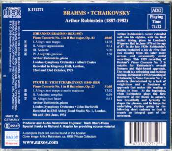 CD Pyotr Ilyich Tchaikovsky: Brahms: Piano Concerto No. 2 • Tchaikovsky: Piano Concerto No. 1