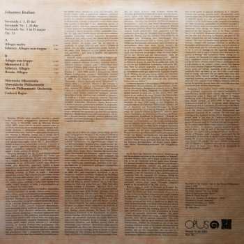LP Johannes Brahms: Serenade No.1 In D Major, Op. 11
