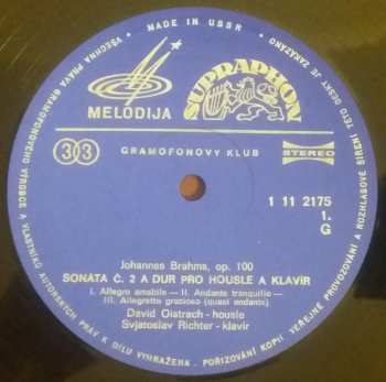 LP Sergei Prokofiev: Sonáty Pro Housle A Klavír