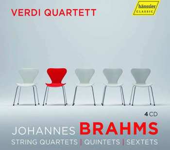 4CD Johannes Brahms: Streichquartette Nr.1-3