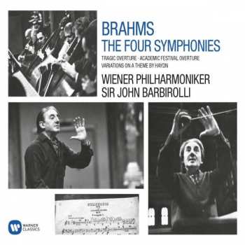 3CD/Dobozkészlet Johannes Brahms: The Four Symphonies, Tragic Overture, Academic Festival Overture, Variations On A Theme By Haydn
