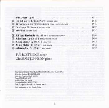 CD Johannes Brahms: The Songs Of Brahms ~ 6