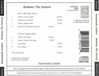 CD Johannes Brahms: The String Sextets