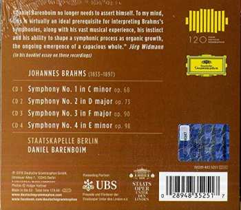 4CD/Dobozkészlet Johannes Brahms: The Symphonies