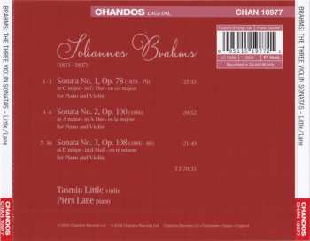 CD Johannes Brahms: The Three Violin Sonatas