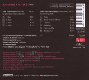CD Deutsches Symphonie-Orchester Berlin: Vier Toteninseln / Six Covered Settings