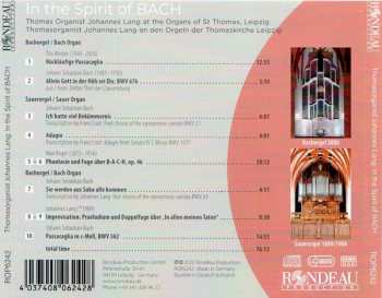 CD Johannes Lang: In The Spirit Of BACH