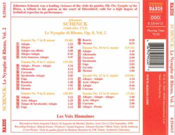 CD Les Voix Humaines: The Nymphs Of The Rhine, Vol. 2 (Sonatas For Two Violas Da Gamba)
