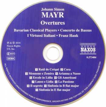 CD I Virtuosi Italiani: Overtures