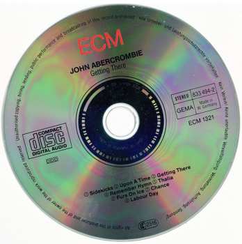 CD Marc Johnson: Getting There