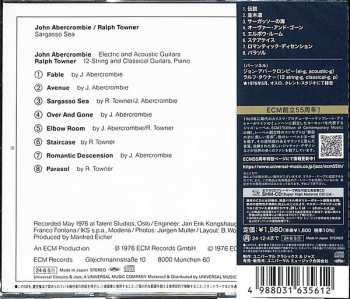 CD Ralph Towner: Sargasso Sea LTD