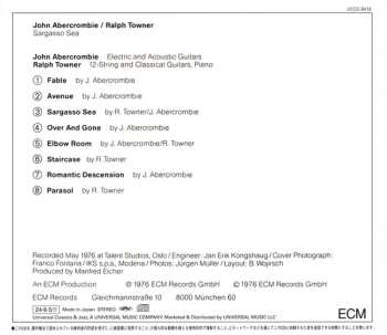 CD Ralph Towner: Sargasso Sea LTD