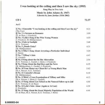 2CD John Adams: I Was Looking At The Ceiling And Then I Saw The Sky