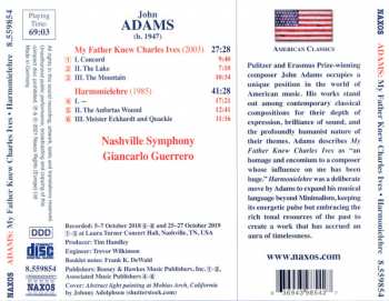CD John Adams: My Father Knew Charles Ives • Harmonielehre