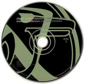 2CD John Antes: String Trios / String Quintets