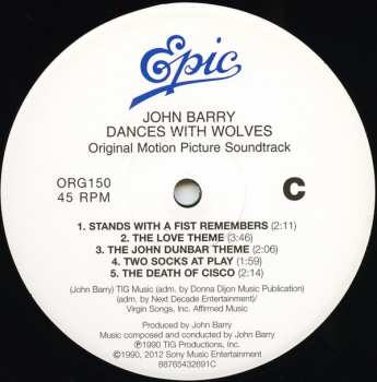 2LP John Barry: Dances With Wolves (Original Motion Picture Soundtrack) LTD | NUM