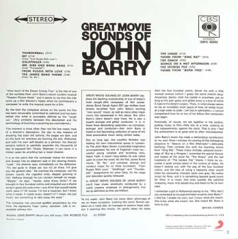 LP John Barry & His Orchestra: The Great Movie Sounds Of John Barry